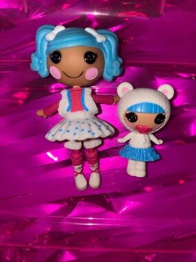 Lalaloopsy minis Mittens Fluff N Stuff and Bundles Snuggle Stuff dolls